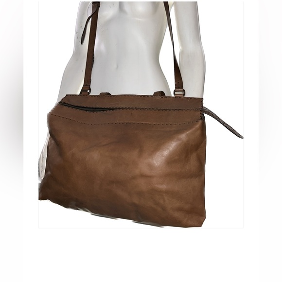 Johnny Farrah leather crossbody briefcase - Picture 4 of 11